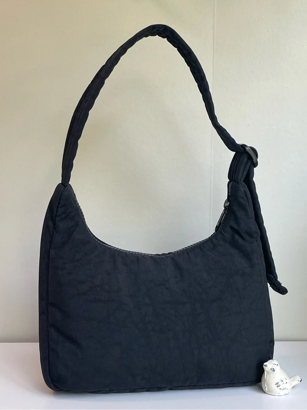 BAGGU UO Exclusive Embroidered Bow Mini Nylon Shoulder Bag